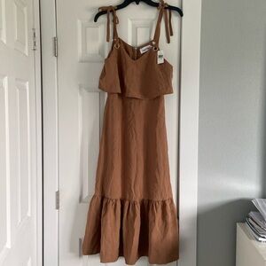 NWT Line + dot latte dress women’s/ girls size XS